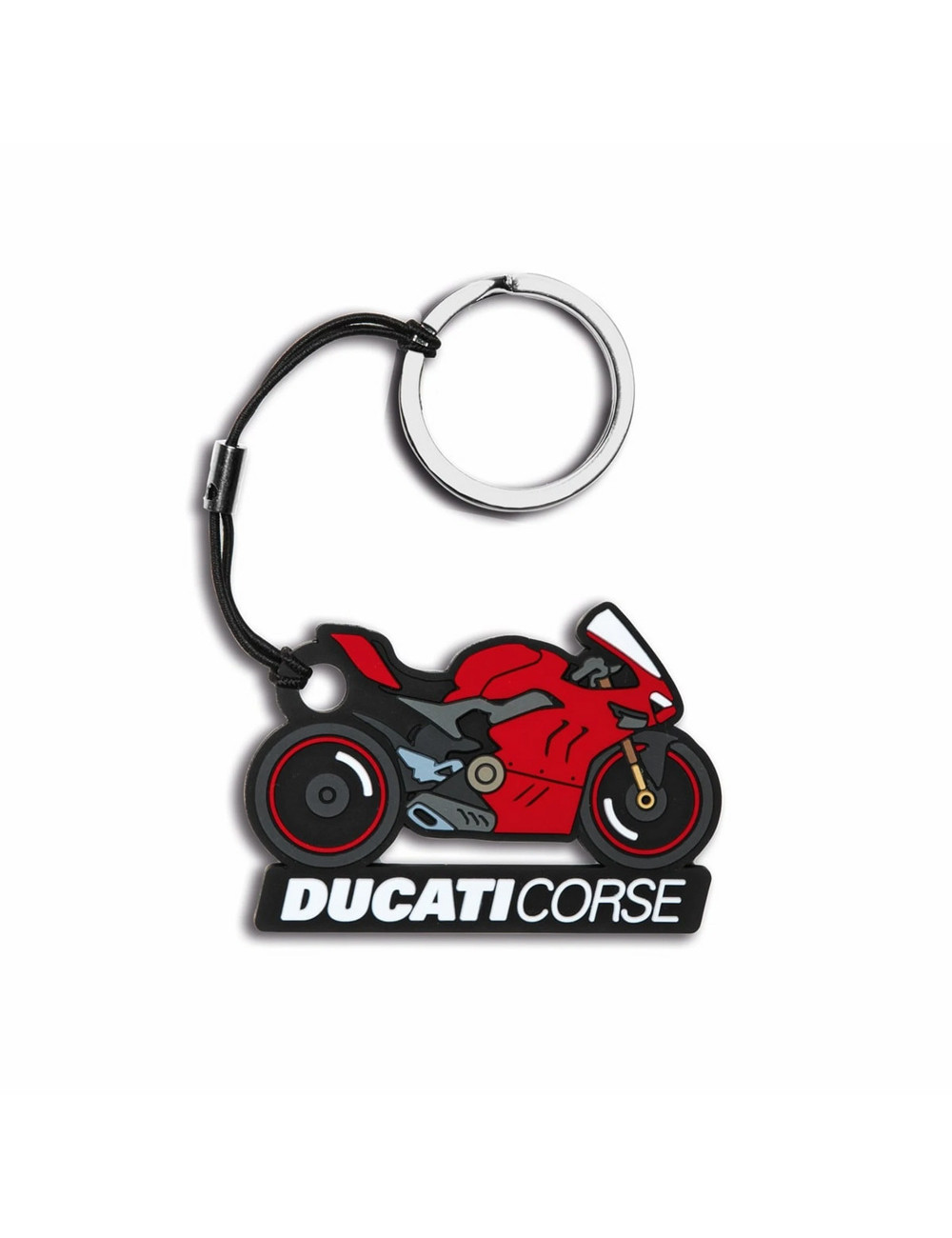 Portachiavi Moto Metallo – Ciondolo Motocross Con Rivestimento Argentato – Regalo Ideale Per Motociclisti E Appassionati – Portafortuna E Angelo Custode