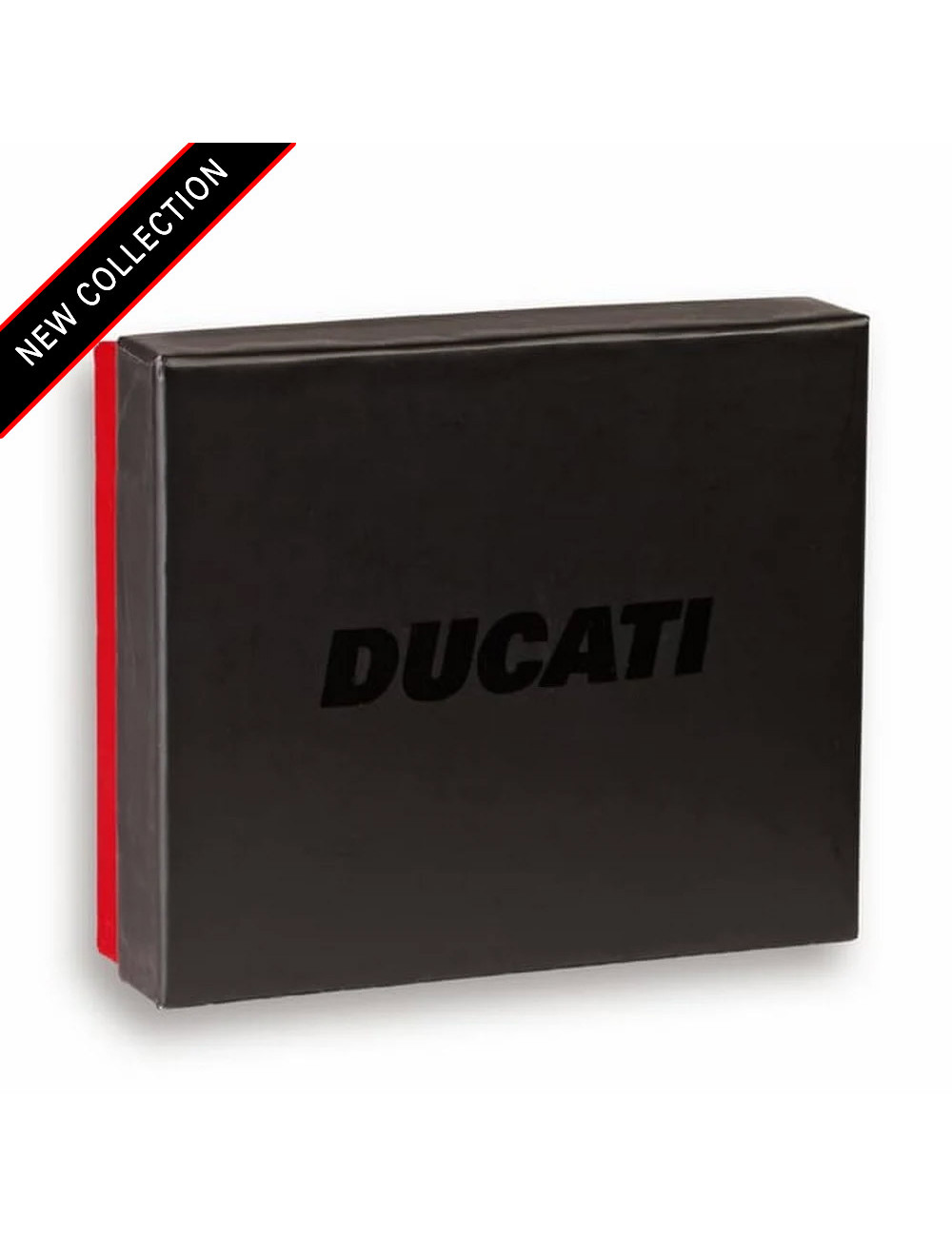 Portafoglio In Pelle Ducati, Colore Nero, Modello 2025 Nuovo Con Etichette. Stile E Sportivit&agrave; Nel Taschino.